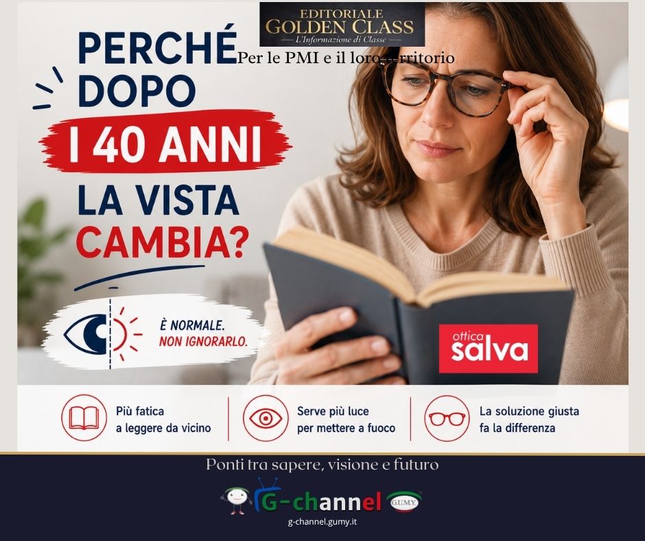 Perché dopo i 40 anni la vista cambia?